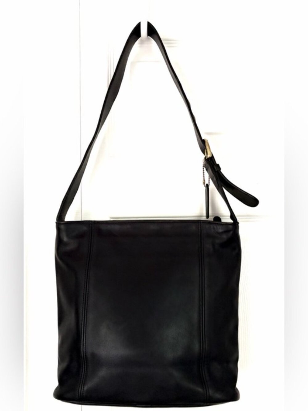 Coach Bag Vintage 4169 Soho Erickson Black Leather Shoulder Bag Hobo Bag - Picture 6 of 15